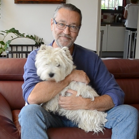 Patrick, adhérent Animal Futé pour la garde de son chien Indy à Montpellier