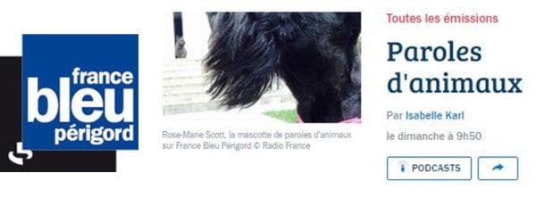 France Bleu Périgord, Paroles d'Animaux et garde d'animaux