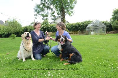 Reportage France 3 Normandie sur l'échange de garde de chiens entre particuliers